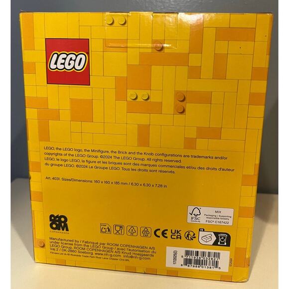 NIB Lego Halloween Pumpkin Storage Head - Small - Picture 4 of 5